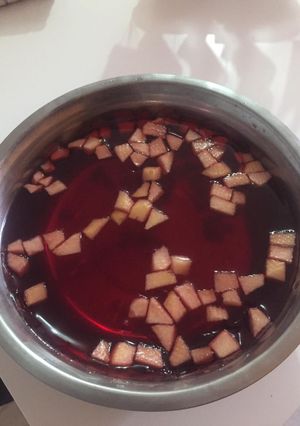 Una foto de Gelatina con fruta