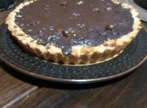 Una foto de Tarta de coco, dulce de leche y chocolate!