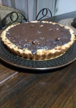 Una foto de Tarta de coco, dulce de leche y chocolate!
