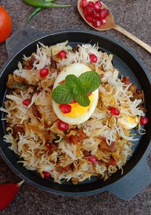 ভারমিসেলি এগ বিরিয়ানি (vermicelli egg biryani recipe in Bengali) রেসিপির প্রধান ছবি