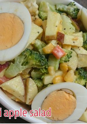 Foto resep Broccoli apple salad