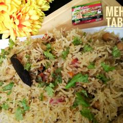 A picture of Chana pulao.