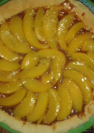 Una foto de Tarta de Durazno