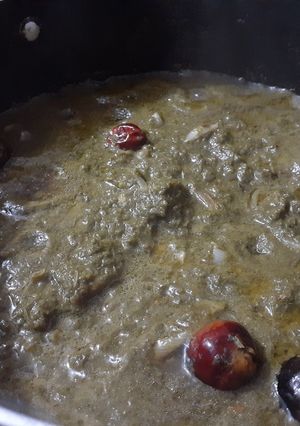 A picture of Sarso ka saag.