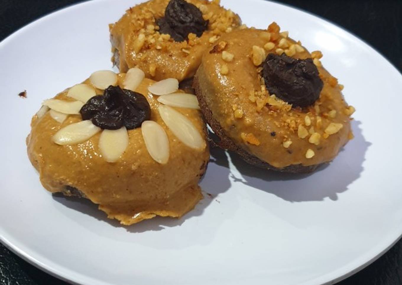 Chocolate Peanut Donuts Keto Sugar Free & Gluten Free #ketopad