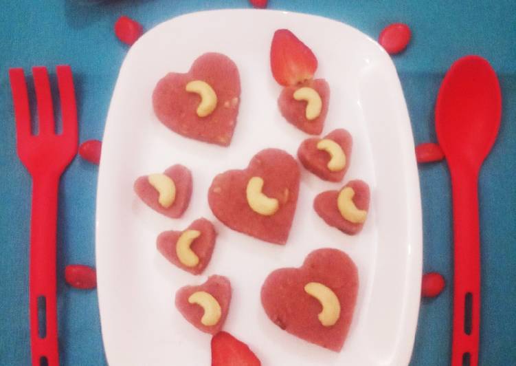 Steps to Prepare Speedy Strawberry Halwa