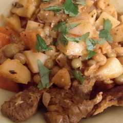 Una foto de Bifes a la portuguesa