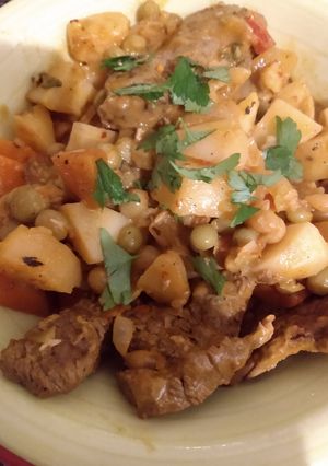Una foto de Bifes a la portuguesa