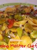 Conchiglie con Fave, Salsiccia Stagionata e Pecorino