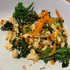A picture of Turkey chilli stir fry.