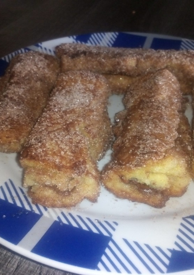 Una foto de Rollitos de Nocilla