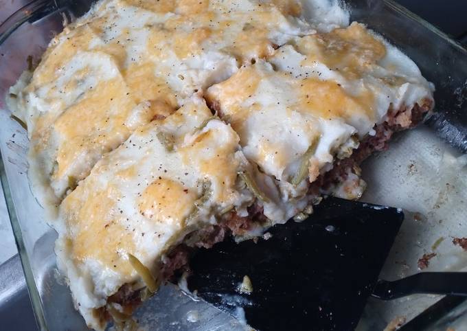 Recipe of Super Quick Homemade Jenny&#39;s Hamburger Pie