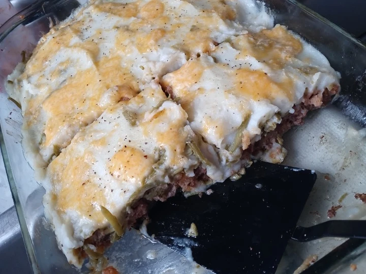 Easy Steps to Prepare Recipe Jenny&amp;#39;s Hamburger Pie that is So Delicious, Perfect}