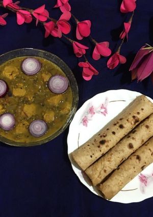 A picture of Soya Lentil Curry.