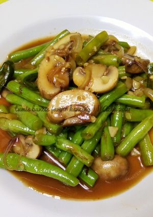 Foto resep Tumis Buncis Jamur Kancing
