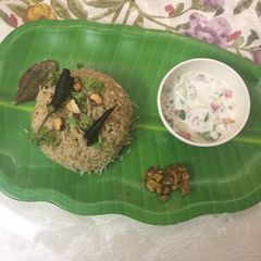 A picture of Coconut milky rice.