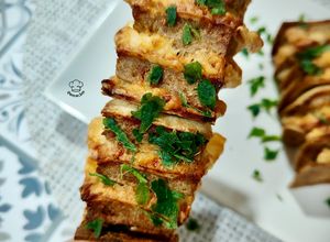 Foto principal de Brocheta de solomillo y queso con tortilla de trigo