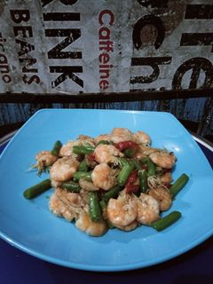 Foto resep Tumis Udang Buncis