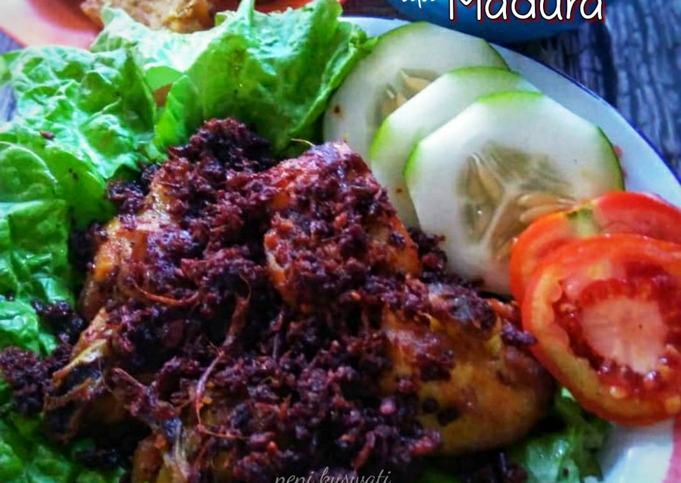 Ayam Goreng Bumbu Hitam ala Madura