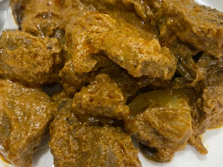 Langkah Gampang Membikin Resep Rendang Daging yang Lezat Sekali Anti Ribet, Bikin Ngiler