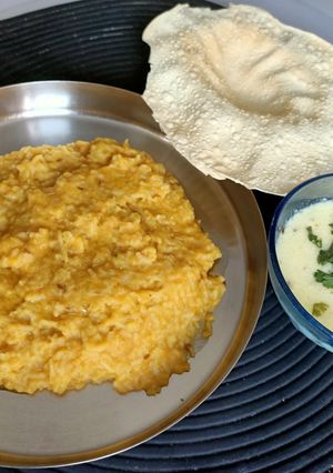 A picture of Moong Dal Khichdi.