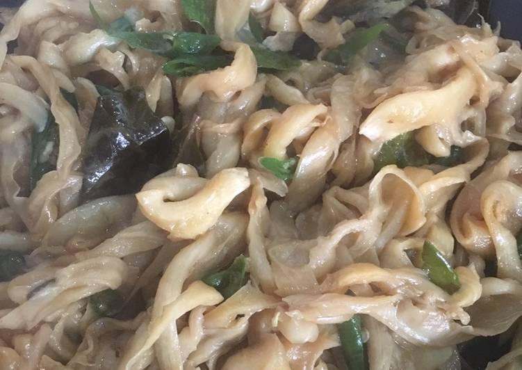 Tumis Jamur Cabe Ijo