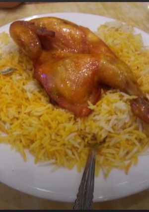 A picture of Arabic Chicken Mandi.