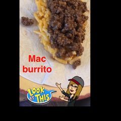 A picture of Mac burrito.
