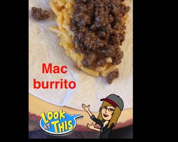 Ready to Serve Mac burrito Delicious Perfect