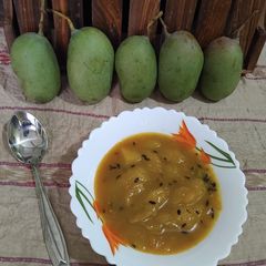 Raw Mango Pickle A picture of Raw Mango Pickle.