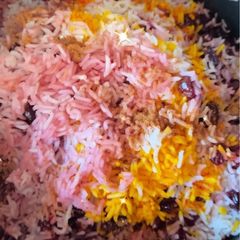 Persian soury cherry rice A picture of Persian soury cherry rice.