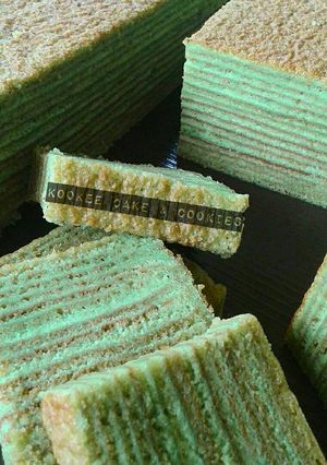 Foto resep Lapis Legit Pandan Putih Telur
