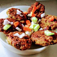 A picture of Kathal Cutlets.