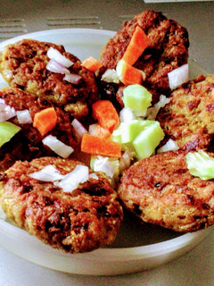 A picture of Kathal Cutlets.
