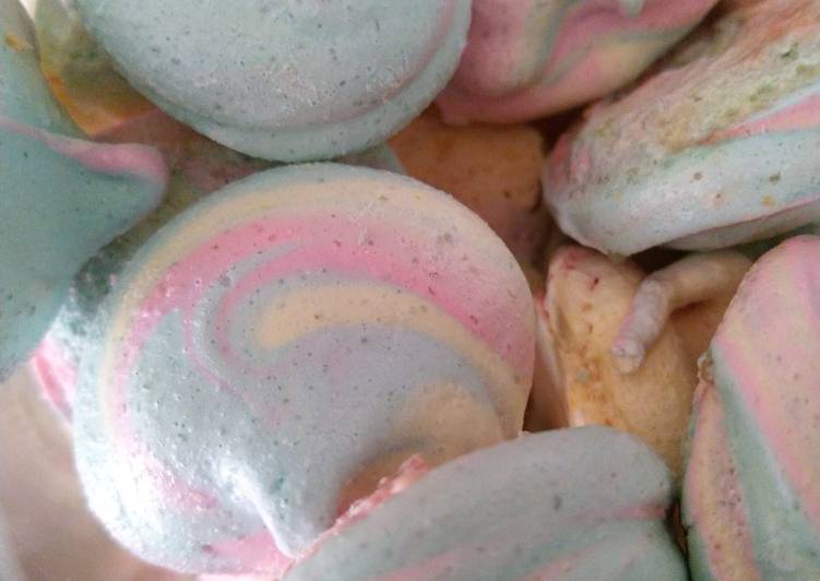 Recipe of Perfect Rainbow Meringue