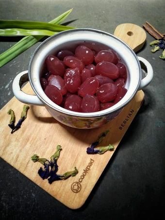 Cara Gampang Menyiapkan Resep Manisan kolang-kaling bunga telang yang Lezat Sekali Anti Ribet, Uenak Banget