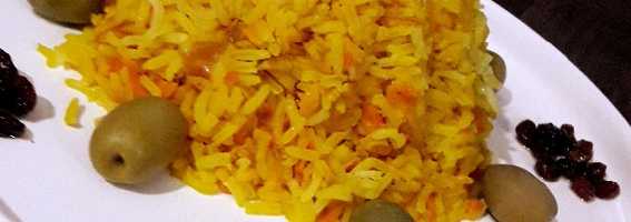 ساطری پلو ساده و بدون گوشت(شام ساده و فوری)