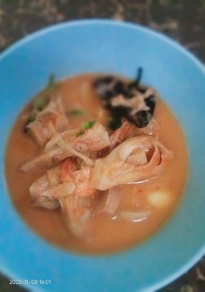 Foto resep Lodeh tewel (nangka) santan+kemangi