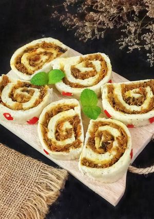 Foto resep Bakpao Gulung Isi Abon Kulit Pisang