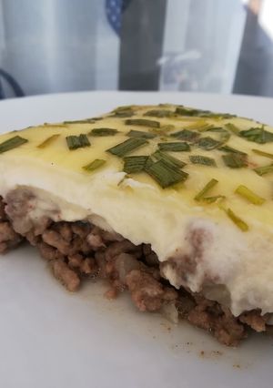 Una foto de Pastel de Coliflor/low carb/Método Grez/Cetogénica