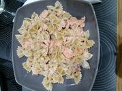 A picture of pasta farfalle