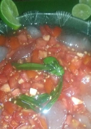 Foto resep Es tomat segar