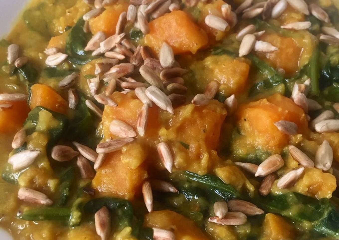 Dhal o curry con boniatos