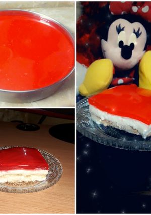 صورة لوصفة حلى البسكويت والكريمة 😋😋😋