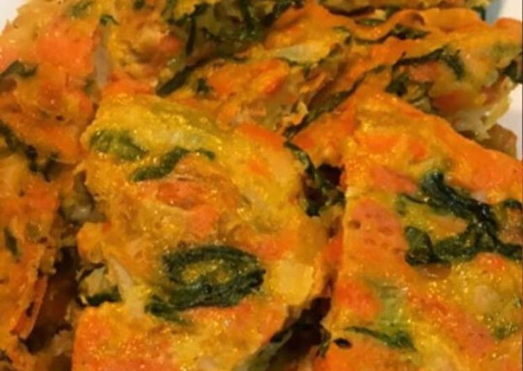 Resep Untuk Memasak Pancake Sayuran / Vegetable Pancake, Yummy!!