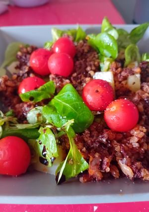Una foto de Ensalada de morcilla