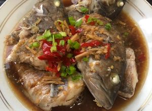 Foto resep Ikan kerapu steam Hongkong