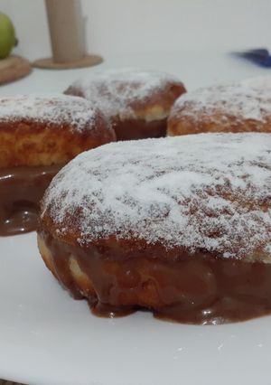 Una foto de Donas rellenas