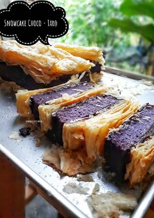 Foto resep Snowcake Choco-Taro