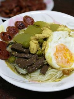 รูปของ แกงเขียวหวานไก่ ไม่ใส่กะทิ (ใช้นมสดแทนเด๊อหล่า)